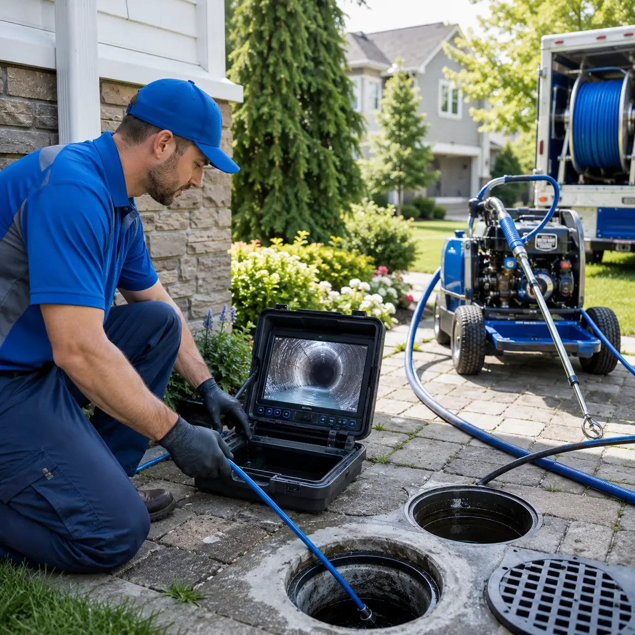 Outdoor drain cleaning professionals serving Grizzly Flats, CA